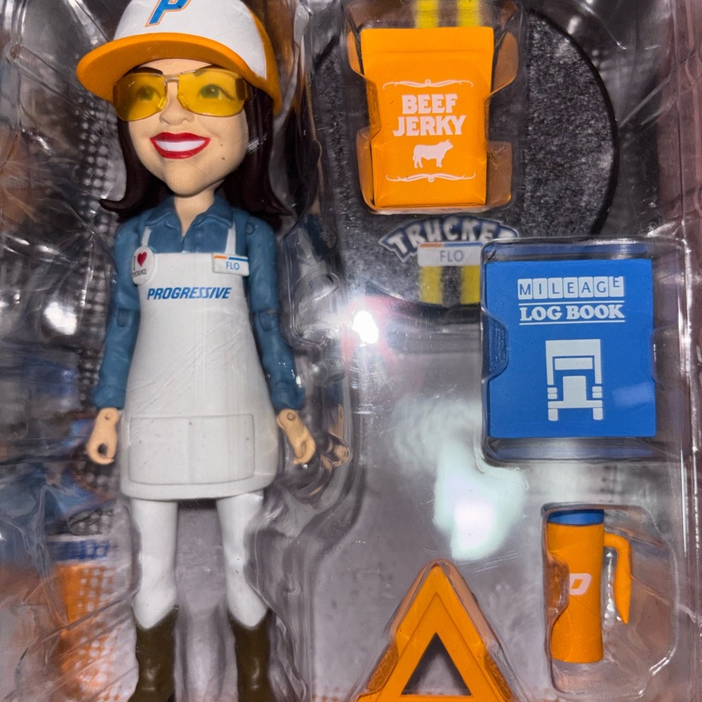 Progressive Flo Trucker Action Figure - Picture 2 of 5